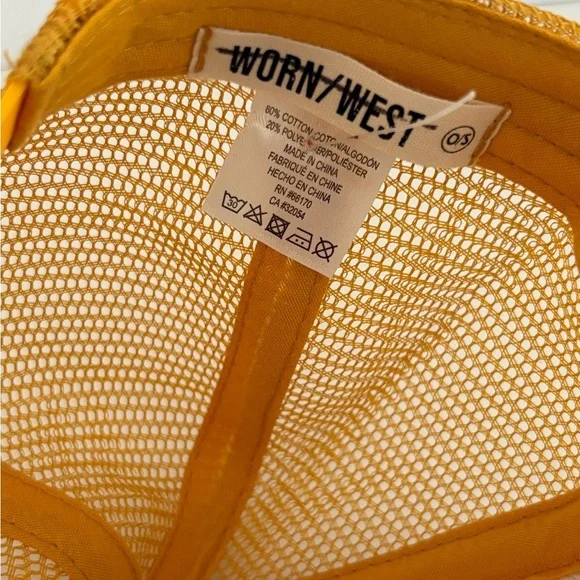 NWOT Anthropologie Worn/West Le Citron Trucker Hat - Picture 10 of 11
